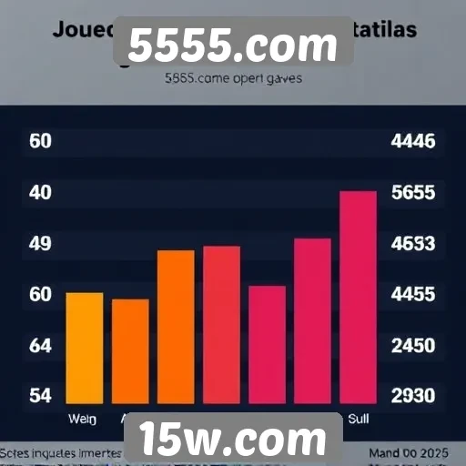 Estatísticas de jogos mais populares em 5555.com
